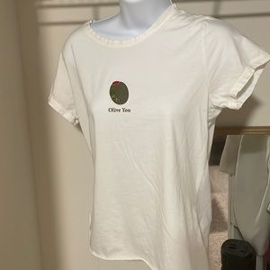 Olive you shirt